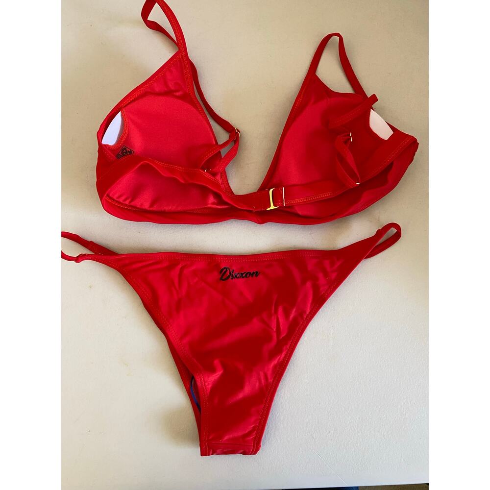Dixxon Red Tanning String Bikini XL NEW - Picture 2 of 3